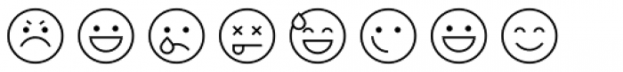 Full Tools Emoji Round Line Font LOWERCASE