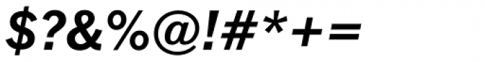 Fuller Sans DT Bold Italic Font OTHER CHARS