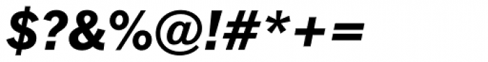 Fuller Sans DT ExtraBold Italic Font OTHER CHARS