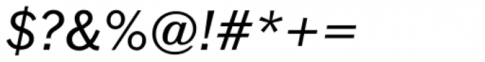 Fuller Sans DT Italic Font OTHER CHARS