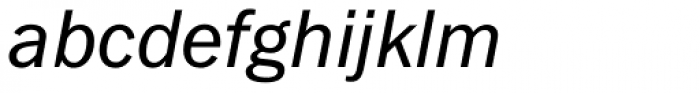 Fuller Sans DT Italic Font LOWERCASE