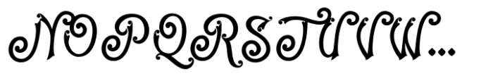 Fullyra Regular Font UPPERCASE