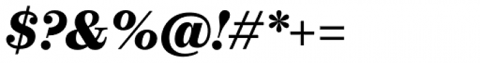 Fulmar Bold Italic Font OTHER CHARS