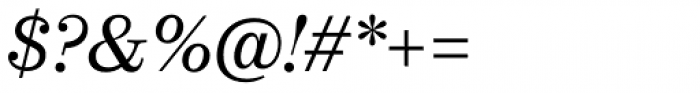 Fulmar Regular Italic Font OTHER CHARS