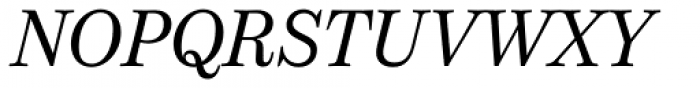 Fulmar Regular Italic Font UPPERCASE