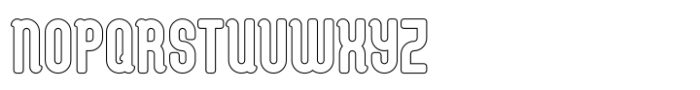 Fun Baking Outline FX Font UPPERCASE