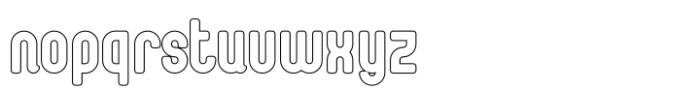 Fun Baking Outline FX Font LOWERCASE