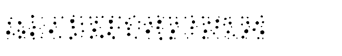 Fun Cheese Dots Font UPPERCASE