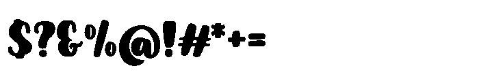 Fun Cheese Solid Font OTHER CHARS