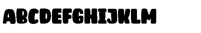 Fun Cheese Solid Font UPPERCASE