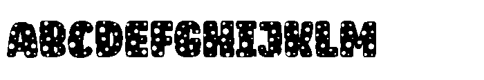 Fun Cheese Textured Font UPPERCASE