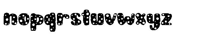 Fun Cheese Textured Font LOWERCASE