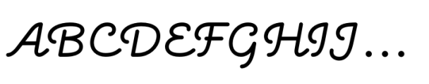 Fun Line Regular Font UPPERCASE