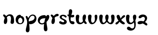 Fun Play Medium Font LOWERCASE