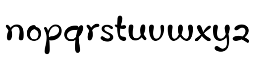 Fun Play Regular Font LOWERCASE