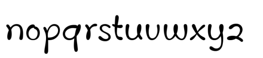 Fun Play Upright Variable Font LOWERCASE