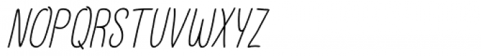 FunFair Italic Font UPPERCASE