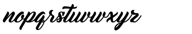 Funback Regular Font LOWERCASE