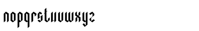 Fundamental Regular Font LOWERCASE