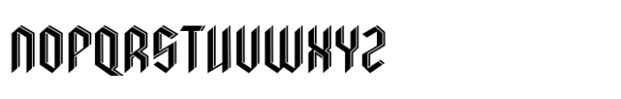 Fundamental Shadow Font UPPERCASE