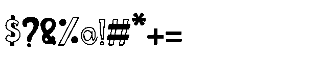 Funflare Doodle Style Font OTHER CHARS