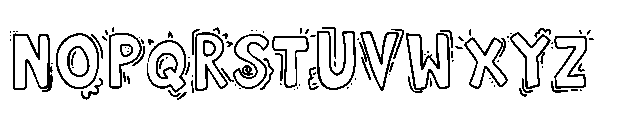 Funflare Doodle Style Font UPPERCASE