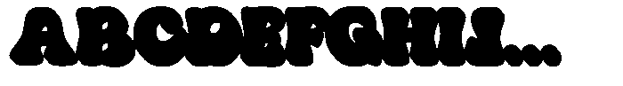 Fungkie Extrude Font UPPERCASE