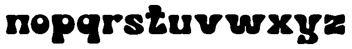 Fungkie Regular Font LOWERCASE
