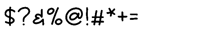 Funicula Font OTHER CHARS