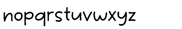 Funicula Font LOWERCASE