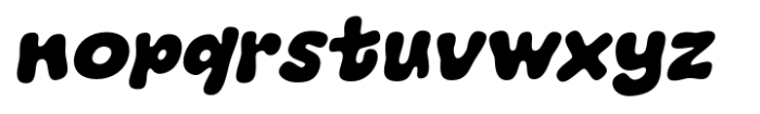 Funkadelity Italic Font LOWERCASE