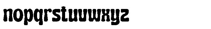 Funkio Font LOWERCASE