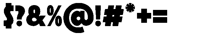 Funkora Regular Font OTHER CHARS