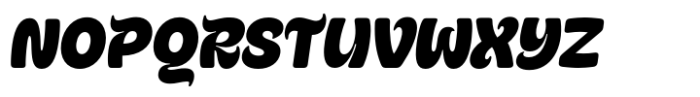 Funky Bird Italic Font UPPERCASE