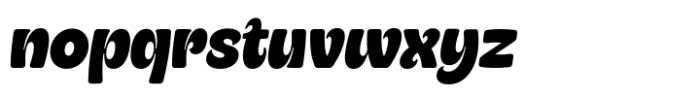 Funky Bird Italic Font LOWERCASE