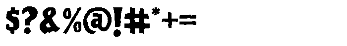 Funky Dough Font OTHER CHARS