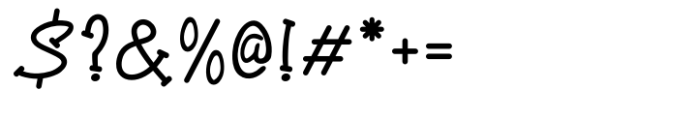 Funky Funny Playful Regular Font OTHER CHARS