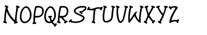 Funky Funny Playful Regular Font UPPERCASE