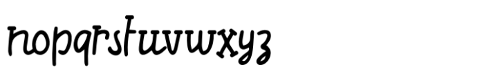 Funky Funny Playful Regular Font LOWERCASE