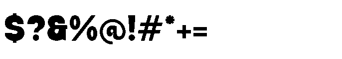 Funky Glitter Regular Font OTHER CHARS