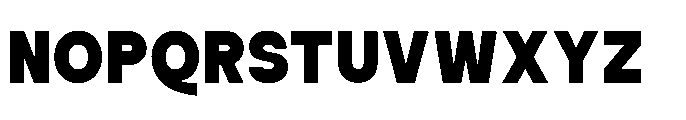 Funky Glitter Regular Font UPPERCASE