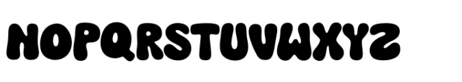 Funky Glitz Regular Font UPPERCASE