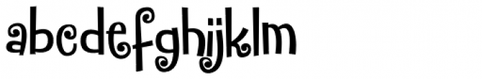 Funky Mother Font LOWERCASE