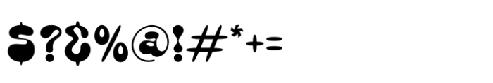 Funky Motion Regular Font OTHER CHARS
