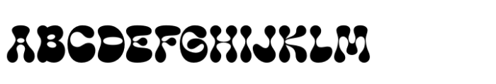 Funky Motion Regular Font UPPERCASE