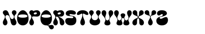 Funky Motion Regular Font UPPERCASE