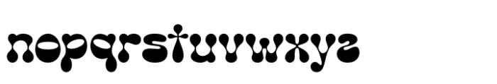 Funky Motion Regular Font LOWERCASE