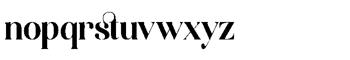 Funky Nights Vintage Regular Font LOWERCASE
