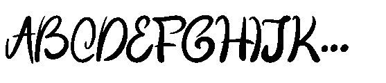 Funky Snow Italic Funky Snow Regular Font UPPERCASE