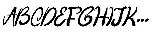 Funky Snow Italic Italic Font UPPERCASE
